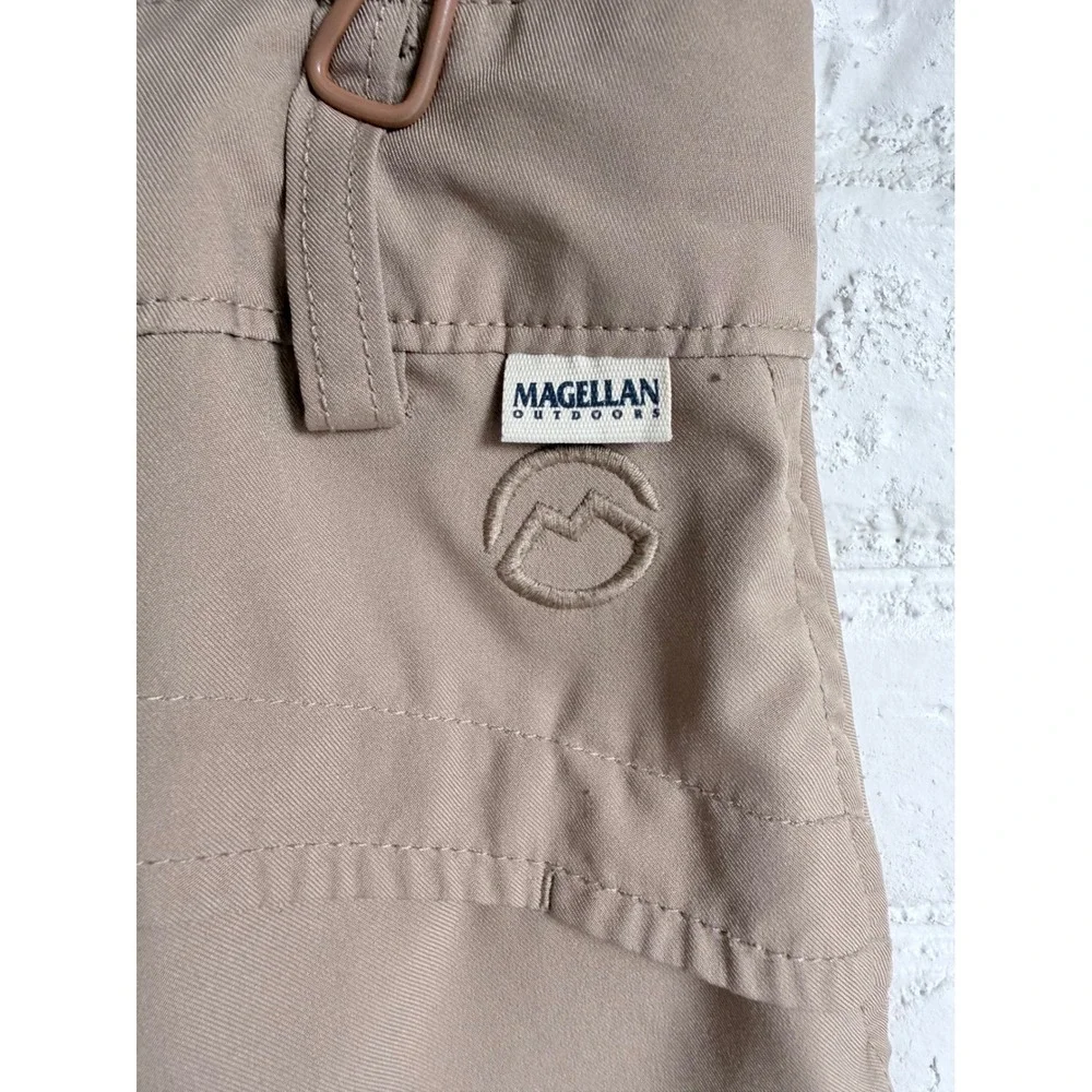Magellan Outdoors‎ Men Casual Cargo Shorts Khaki Size L Outdoor Hiking